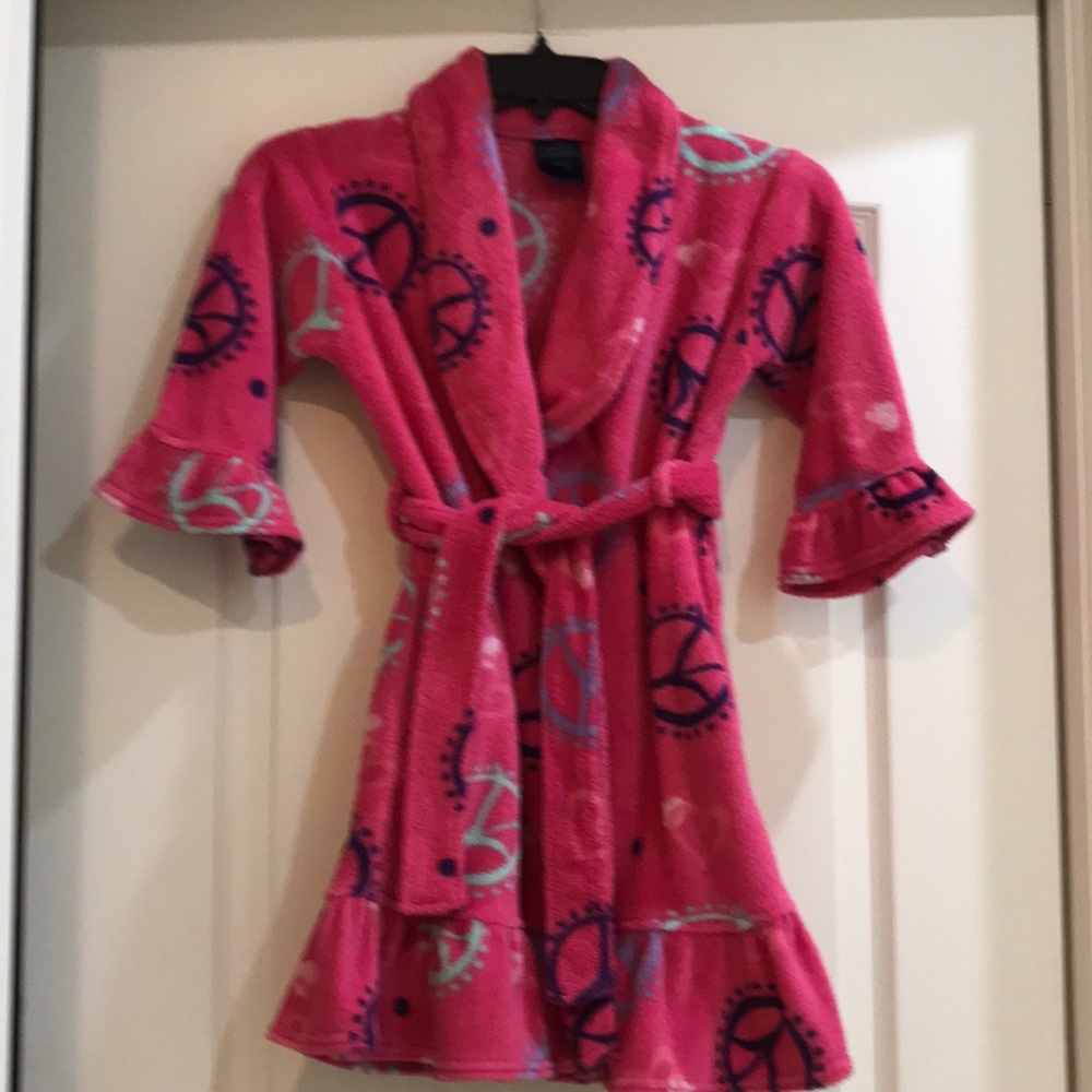 Girls peace robe Size 6/6X